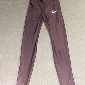 Nike dry fit Rose- Gold Leggings (worn once)